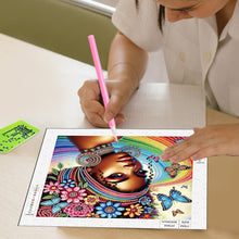 Load image into Gallery viewer, Diamond Painting - Partial Special Shaped - Elegant Woman (30*30cm)
