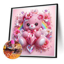 Load image into Gallery viewer, Diamond Painting - Full Round - Pink Bear (30*30CM)
