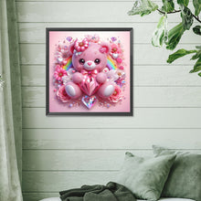 Load image into Gallery viewer, Diamond Painting - Full Round - Pink Bear (30*30CM)
