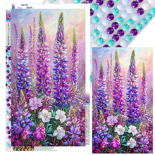 Load image into Gallery viewer, Diamond Painting - Full Round - Lavender Flowers (40*70cm)
