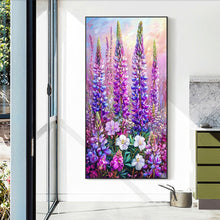 Load image into Gallery viewer, Diamond Painting - Full Round - Lavender Flowers (40*70cm)
