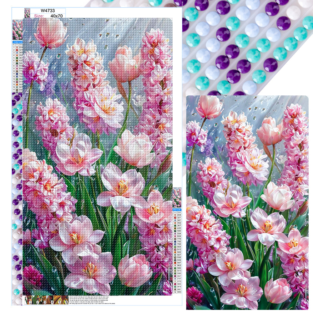 Diamond Painting - Full Round - Pink Lavender (40*70cm)
