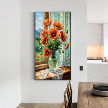 Load image into Gallery viewer, Diamond Painting - Full Round - Poppy Flowers (40*70cm)

