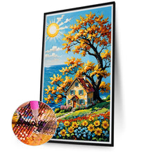Load image into Gallery viewer, Diamond Painting - Full Round - Hillside House (40*70cm)
