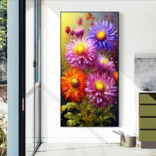 Load image into Gallery viewer, Diamond Painting - Full Round - Multi-Colored Chrysanthemums (40*70cm)
