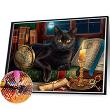 Load image into Gallery viewer, Diamond Painting - Full Square - Black Cat (60*40CM)
