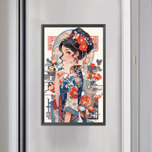 Load image into Gallery viewer, AB Diamond Painting - Full Round - Cheongsam Girl (40*65CM)
