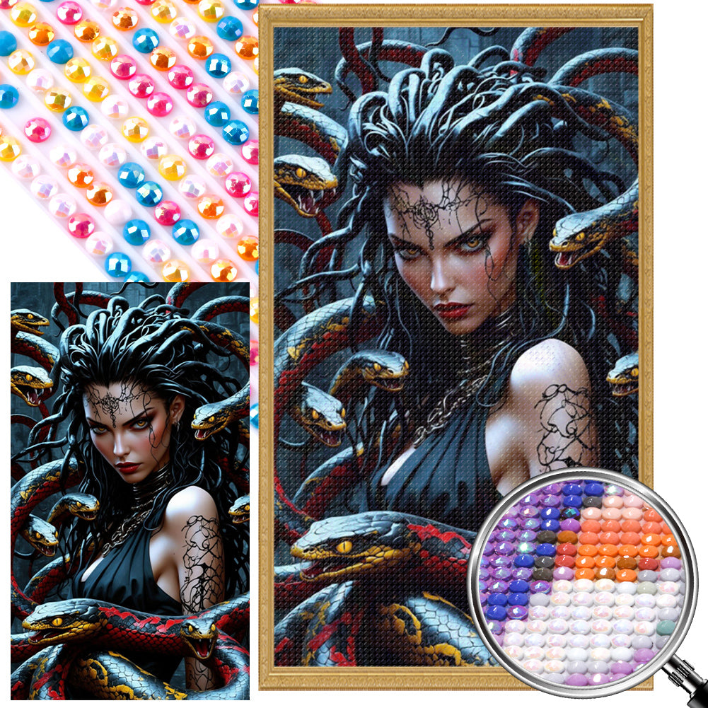 AB Diamond Painting - Full Round - Medusa (40*70CM)