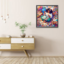 Load image into Gallery viewer, AB Diamond Painting - Full Round - Handmade Girl (40*40CM)
