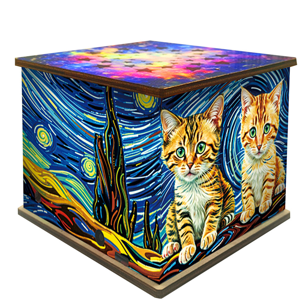 Diamond Aid Tool Portable Vacuum Diamond Painting Pen Kit (Starry Sky Cat)