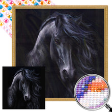 Load image into Gallery viewer, AB Diamond Painting - Full Round - Dark Horse (50*50CM)
