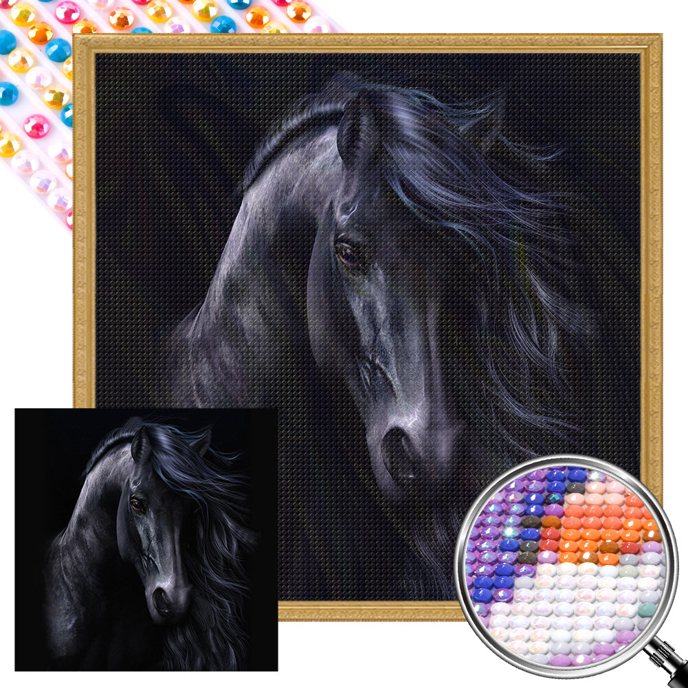 AB Diamond Painting - Full Round - Dark Horse (50*50CM)