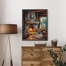 Load image into Gallery viewer, AB Diamond Painting - Full Round - House Fireplace (40*50CM)
