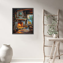Load image into Gallery viewer, AB Diamond Painting - Full Round - House Fireplace (40*50CM)
