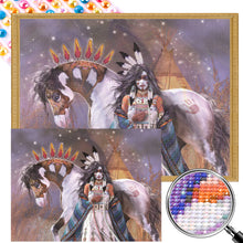 Load image into Gallery viewer, AB Diamond Painting - Full Round - Indian (60*45CM)

