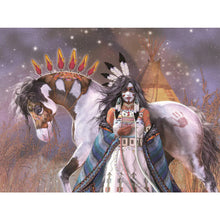 Load image into Gallery viewer, AB Diamond Painting - Full Round - Indian (60*45CM)

