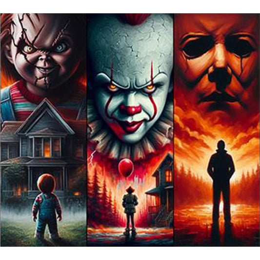 Diamond Painting - Full Round - Horror Movie Protagonist (50*45CM)