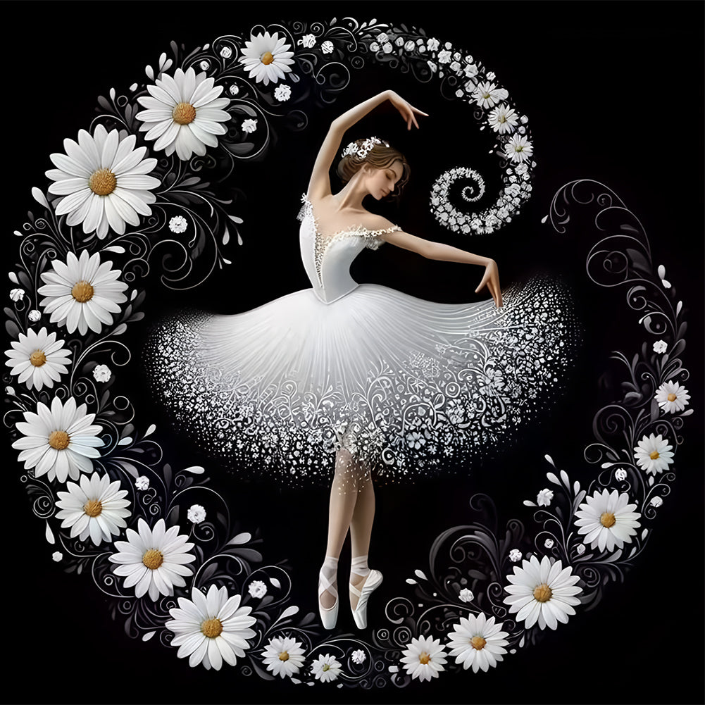Diamond Painting - Full Round - Daisy Ballerina (40*40CM)