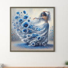 Load image into Gallery viewer, Diamond Painting - Full Round - Girl With Beautiful Skirt (40*40CM)
