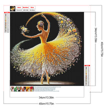 Load image into Gallery viewer, Diamond Painting - Full Round - Girl With Beautiful Skirt (40*40CM)
