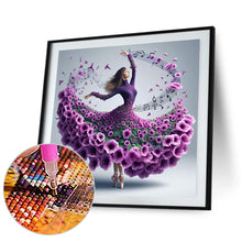 Load image into Gallery viewer, Diamond Painting - Full Round - Girl With Beautiful Skirt (40*40CM)
