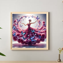 Load image into Gallery viewer, Diamond Painting - Full Round - Girl With Beautiful Skirt (40*40CM)
