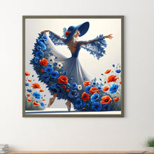 Load image into Gallery viewer, Diamond Painting - Full Round - Girl With Beautiful Skirt (40*40CM)
