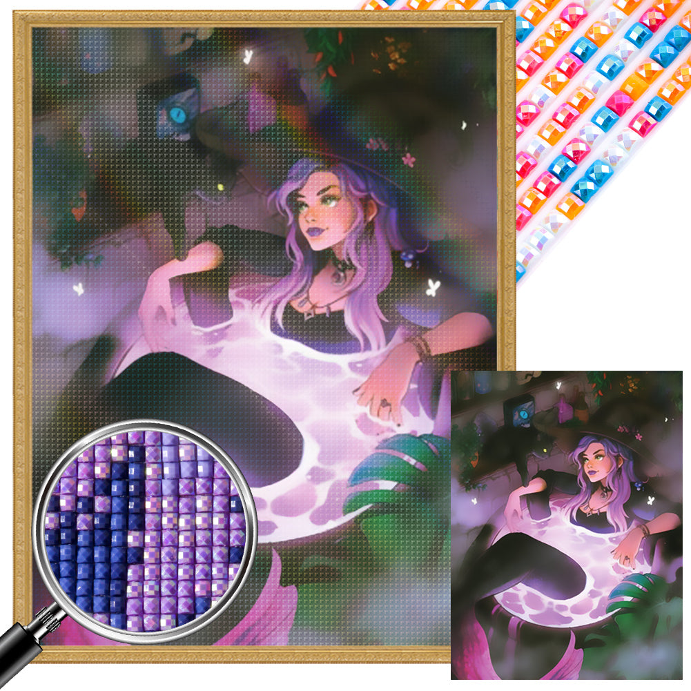 AB Diamond Painting - Full Square - Witch (30*40CM)