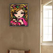 Load image into Gallery viewer, AB Diamond Painting - Full Square - Cartoon Girl (40*50CM)
