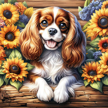 Load image into Gallery viewer, Diamond Painting - Full Round - King Charles Spaniel (40*40CM)
