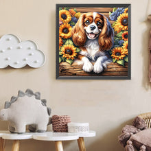 Load image into Gallery viewer, Diamond Painting - Full Round - King Charles Spaniel (40*40CM)
