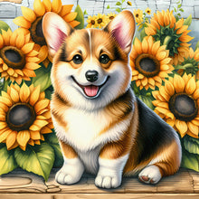 Load image into Gallery viewer, Diamond Painting - Full Round - Corgi (40*40CM)

