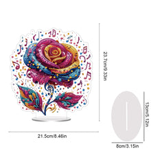 Load image into Gallery viewer, Acrylic Special Shape Flower Diamond Painting Desktop Ornaments for Home
