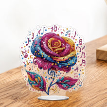 Load image into Gallery viewer, Acrylic Special Shape Flower Diamond Painting Desktop Ornaments for Home

