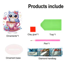 Load image into Gallery viewer, Acrylic Special Shape Owl Cup Diamond Painting Desktop Ornaments for Home

