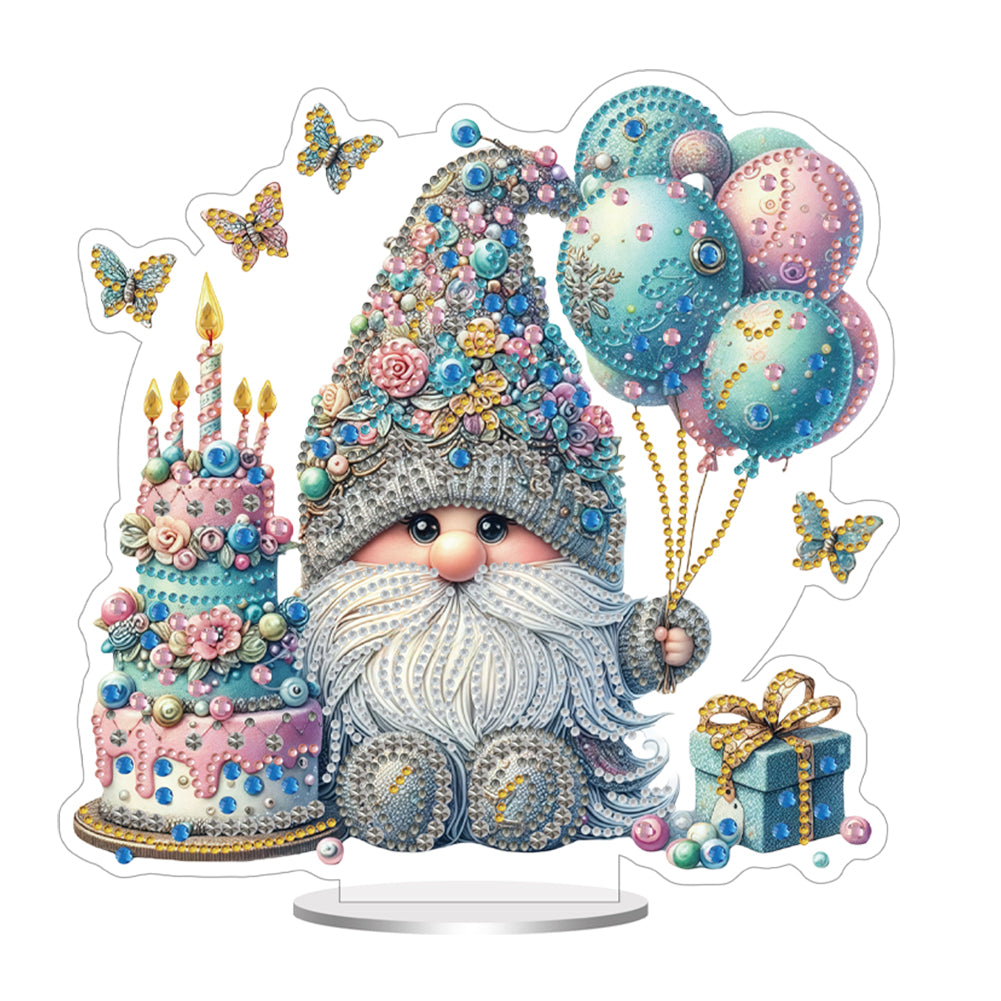 Acrylic Special Shape Goblin Cake Diamond Painting Desktop Ornaments for Home