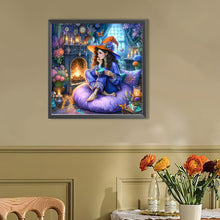 Load image into Gallery viewer, AB Diamond Painting - Full Round - Witch In Leisure Time (40*40CM)
