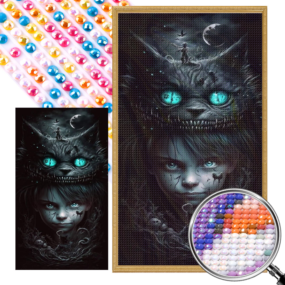 AB Diamond Painting - Full Round - Cheshire Cat Boy (40*70CM)