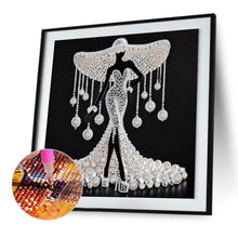 Load image into Gallery viewer, Diamond Painting - Partial Special Shaped - Elegant Lady (30*30CM)
