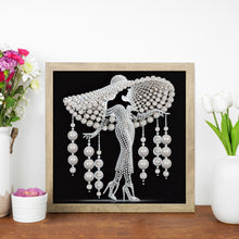 Load image into Gallery viewer, Diamond Painting - Partial Special Shaped - Elegant Lady (30*30CM)
