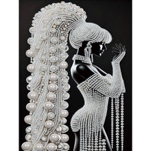 Load image into Gallery viewer, Diamond Painting - Partial Special Shaped - Elegant Lady (30*40CM)
