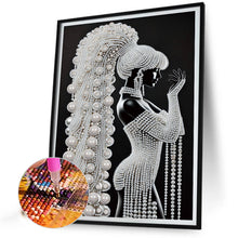 Load image into Gallery viewer, Diamond Painting - Partial Special Shaped - Elegant Lady (30*40CM)
