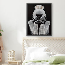Load image into Gallery viewer, Diamond Painting - Partial Special Shaped - Elegant Lady (30*40CM)
