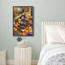 Load image into Gallery viewer, Diamond Painting - Full Round - Pumpkin Witch Girl (40*60CM)
