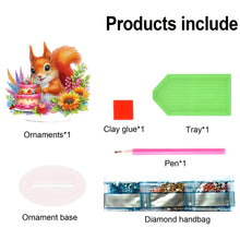 Load image into Gallery viewer, Acrylic Special Shaped Squirrel 5D DIY Diamond Art Tabletop Decor for Adults
