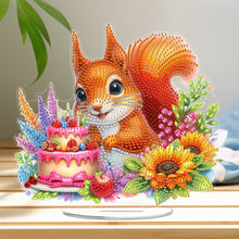 Load image into Gallery viewer, Acrylic Special Shaped Squirrel 5D DIY Diamond Art Tabletop Decor for Adults
