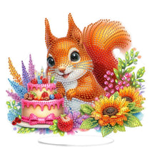 Load image into Gallery viewer, Acrylic Special Shaped Squirrel 5D DIY Diamond Art Tabletop Decor for Adults
