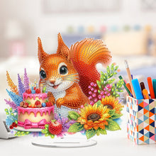 Load image into Gallery viewer, Acrylic Special Shaped Squirrel 5D DIY Diamond Art Tabletop Decor for Adults
