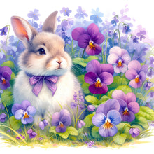 Load image into Gallery viewer, Diamond Painting - Full Round - Rabbit (40*40CM)
