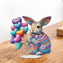 Load image into Gallery viewer, Acrylic Special Shape Cat Desktop Diamond Art Kits Rhinestones Desktop Ornaments
